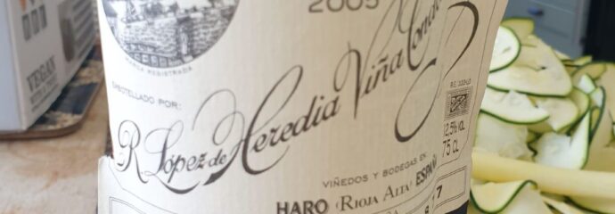 My wine of the week this week is Lopez de Heredia, Vina Tondonia Reserva Blanco 2005